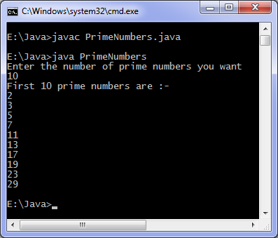 How to write square of a number in java