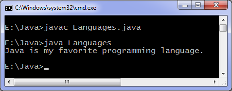 Java static method program