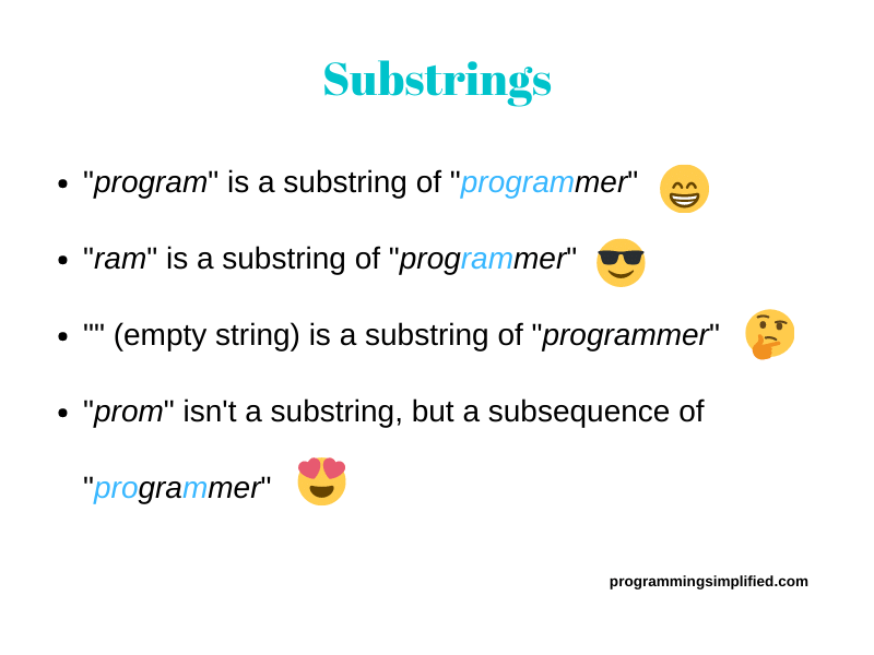 Substring